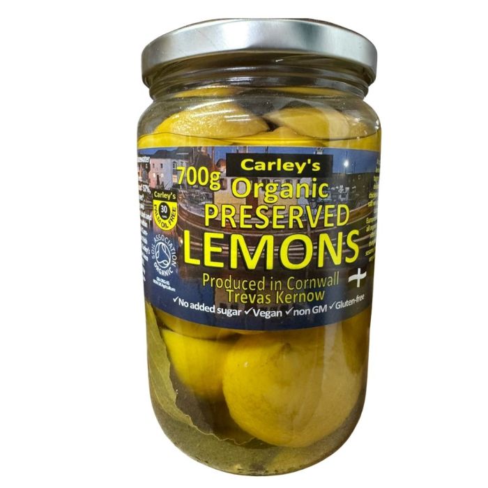 Organic preserved lemons
