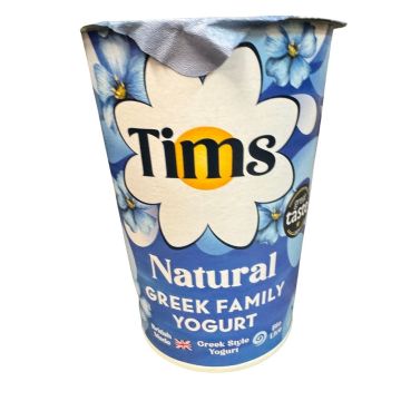 Tims Natural Greek Family yogurt
