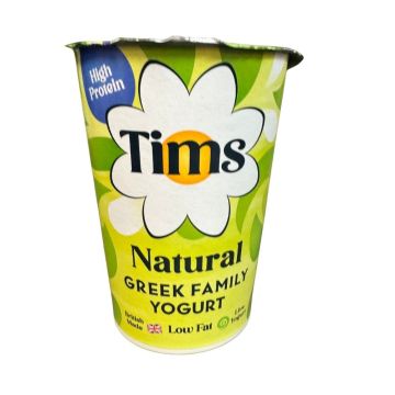 Tims Dairy Natural Low Fat Live Yogurt - 500G