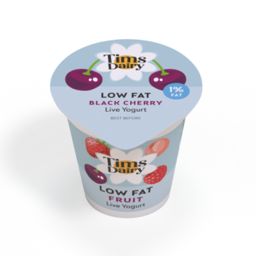 Tims Dairy Low fat live fruit yogurt - 3 pack