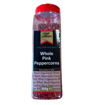 Whole pink peppercorns