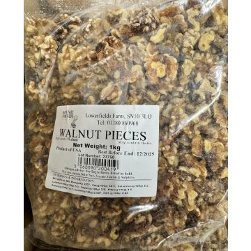 Walnut pieces