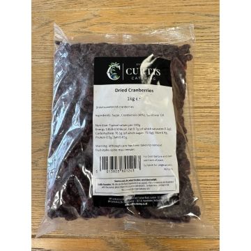Dried Cranberries - 1KG