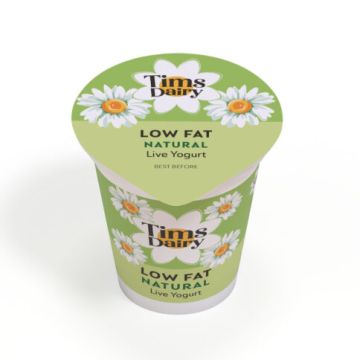 Tims Dairy Low fat natural live yogurt - 3 pack