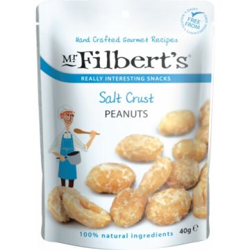 Mr Filbert's Salt Crust Peanuts - 40G x 4 packs