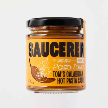 The Saucerer Tom's Calabrian Hot Pasta Sauce - With Hot Honey - 190g