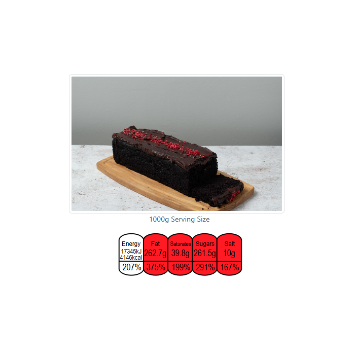 Hobbs House vegan chocolate loaf