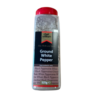 Ground white pepper