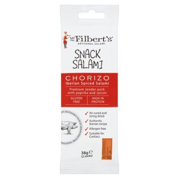 Mr Filbert’s chorizo snack salami X 2 PACK