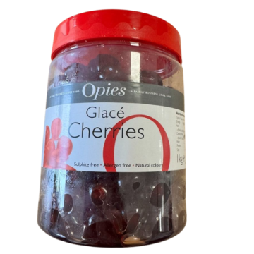 Opies Glace Cherries - 1KG