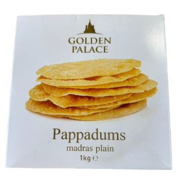 Golden Palace Pappadums madras plain 1kg