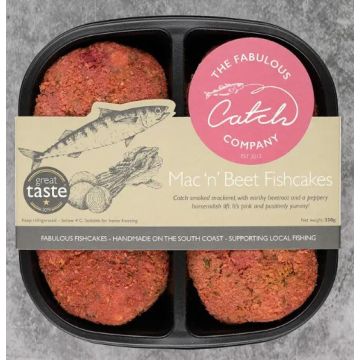Mac 'N' Beet Fishcakes