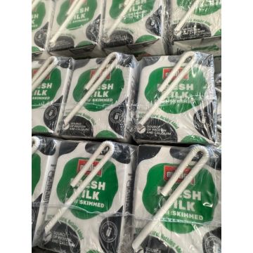 1/3 pint semi skim milk carton