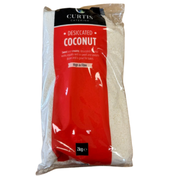 Desiccated coconut